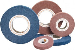 Standard Abrasives - 12 Inch Diameter Aluminum Oxide Unmounted Flap Wheel - 5 Inch Hole, 2 Inch Wide, Density 5, Non Woven, Very Fine Grade, 2,500 Max RPM - USA Tool & Supply