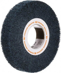 Standard Abrasives - 12 Inch Diameter Aluminum Oxide Unmounted Flap Wheel - 5 Inch Hole, 2 Inch Wide, Density 7, Non Woven, Very Fine Grade, 2,500 Max RPM - USA Tool & Supply
