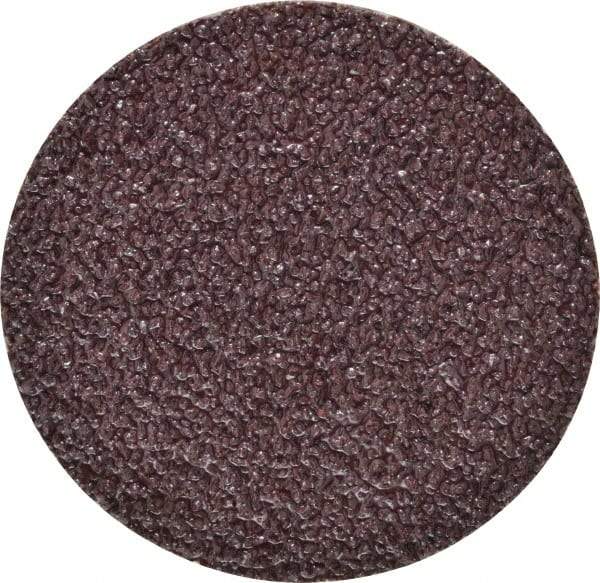 Standard Abrasives - 2" Disc Diam, 36 Grit, Aluminum Oxide Quick Change Disc - Type R Attaching System, Coated, Brown, Very Coarse Grade, 20,000 RPM - USA Tool & Supply