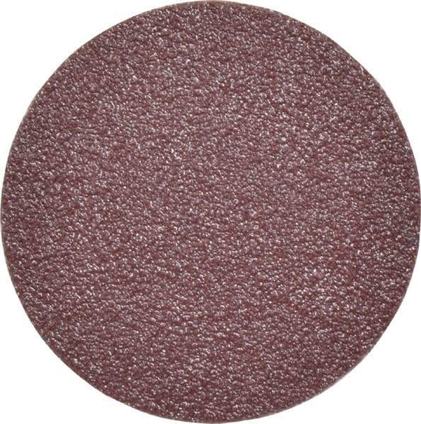 Standard Abrasives - 2 Inch Diameter, 80 Grit Aluminum Oxide Quick Change Disc - Type R Attaching System, Brown, Medium Grade, 20,000 Max RPM - USA Tool & Supply