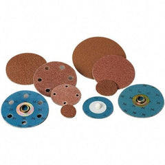 Standard Abrasives - 1" Disc Diam, 100 Grit, Aluminum Oxide Quick Change Disc - Type S Attaching System, Coated, Light Brown, Fine Grade, 40,000 RPM - USA Tool & Supply