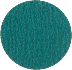 Standard Abrasives - 3" Disc Diam, 80 Grit, Zirconia Alumina Quick Change Disc - Type S Attaching System, Coated, Green, Medium Grade, 18,000 RPM - USA Tool & Supply