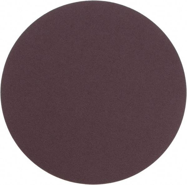 Standard Abrasives - 12" Diam, 80 Grit Aluminum Oxide Adhesive PSA Disc - Medium Grade, Purple, Cloth Backing, Flexible, Use with Random Orbital Sanders - USA Tool & Supply