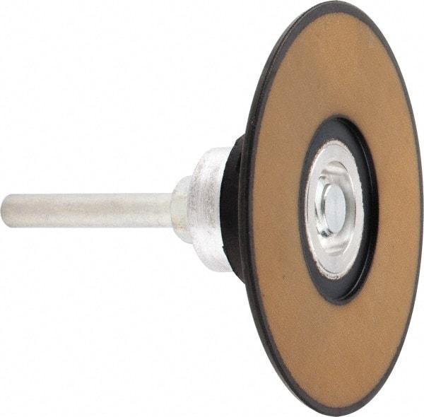 Standard Abrasives - 3" Diam Quick-Change Disc Backing Pad - 1/4" Shank Diam, Firm Density, 20,000 RPM, SocAtt Compatible - USA Tool & Supply
