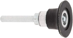 Standard Abrasives - 1-1/2" Diam Quick-Change Type S Disc Backing Pad - 1/4" Shank Diam, Soft Density, 20,000 RPM, SocAtt Compatible - USA Tool & Supply
