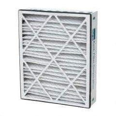 Made in USA - 20" Noml Height x 25" Noml Width x 6" Noml Depth, 35 to 45% Capture Efficiency, Wire-Backed Pleated Air Filter - MERV 8, Cotton/Polyester, Integrated Beverage Board Frame, 300 Max FPM, 1,040 CFM, For Space-Gard 2200/2250 Type 201 - USA Tool & Supply