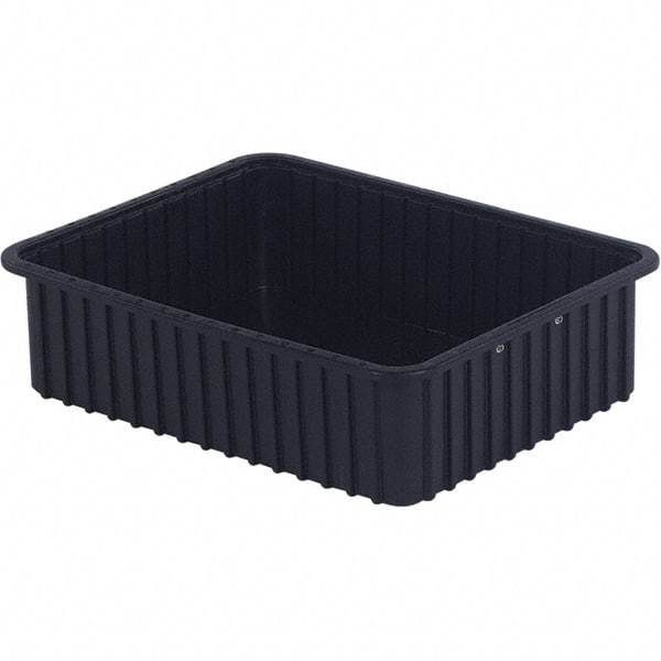 LEWISBins+ - 17-3/8" Wide x 6" High, Black Bin Divider Box - Use with DV1760 Short, DV2260 Long - USA Tool & Supply