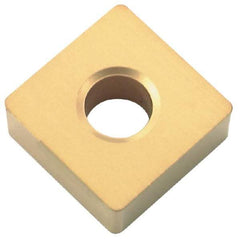 Sumitomo - 2NU-SNGA432 Grade BN250 PCBN Turning Insert - Uncoated, 90° Square, 1/2" Inscr Circle, 3/16" Thick, 1/32" Corner Radius - USA Tool & Supply
