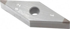 Sumitomo - 2NU-VNGA331 Grade BN250 PCBN Turning Insert - Uncoated, 35° Diamond, 3/8" Inscr Circle, 3/16" Thick, 1/64" Corner Radius - USA Tool & Supply