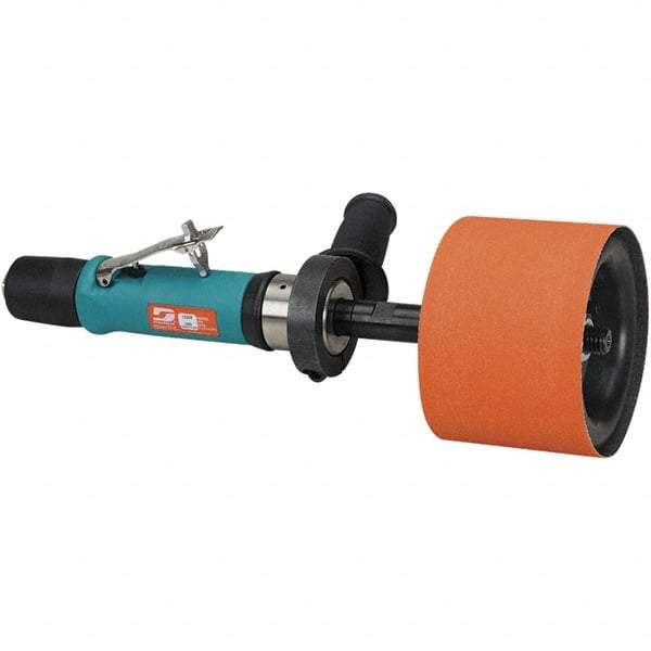 Dynabrade - 0.7 hp, 3,400 RPM Finishing Sander - 34.5 CFM Air Consumption, 6.21 bar Air Pressure, 1/4 NPT Inlet - USA Tool & Supply