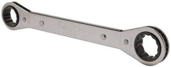 Lang - 13/16" x 7/8" 12 Point Ratcheting Box Wrench - Double End, 9-1/4" OAL, Steel - USA Tool & Supply