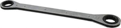 Lang - 1-1/16" x 1-1/8" 12 Point Ratcheting Box Wrench - Double End, 15" OAL, Steel - USA Tool & Supply