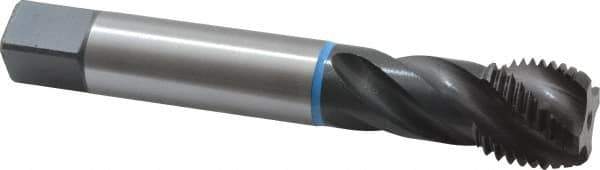 Emuge - 1-1/4 - 8 UNS 4 Flute 3B Modified Bottoming Spiral Flute Tap - Cobalt, Oxide Finish, 7.087" OAL, Right Hand Flute, Right Hand Thread, Series Enorm-VA - USA Tool & Supply