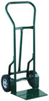 Shovel Nose Fright, Dock and Warehouse 900 lb Capacity Hand Truck - 1- 1/4" Tubular steel frame robotically welded - 1/4" High strength tapered steel base plate -- 10" Solid Rubber wheels - USA Tool & Supply
