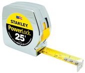 STANLEY® PowerLock® Classic Tape Measure 1" x 25' - USA Tool & Supply
