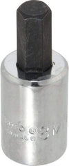 Proto - 3/8" Drive, 8mm Hex Bit Socket - 1-49/64" OAL, 3/4" Bit Length - USA Tool & Supply