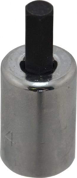 Proto - 3/8" Drive, 1/4" Hex Bit Socket - 1-13/16" OAL, 3/4" Bit Length - USA Tool & Supply