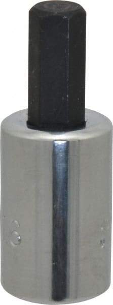 Proto - 3/8" Drive, 5/16" Hex Bit Socket - 1-13/16" OAL, 3/4" Bit Length - USA Tool & Supply