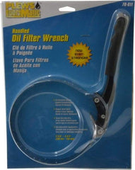 Plews - 5-3/8 to 5-3/4" Diam, Standard Handle Tractor Oil Filter Wrench - Steel, For Use with Filters from 5-3/8 to 5-3/4" - USA Tool & Supply