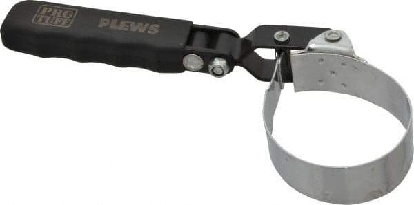 Plews - 2-1/4 to 2-9/16" Diam, Swivel Handle CompactOil Filter Wrench - Steel, For Use with Filters from 2-1/4 to 2-9/16" - USA Tool & Supply