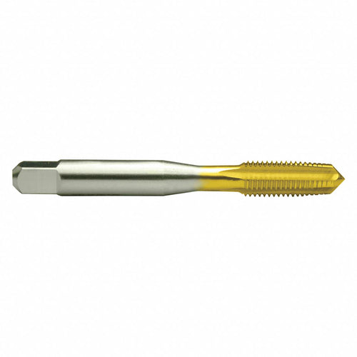 ‎#10-24 UNC 4 Flute H3 Plug HSS Standard Straight Flute Hand Tap- Steam Oxide - Exact Industrial Supply