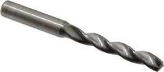 Kennametal - 10.2mm 130° Solid Carbide Jobber Drill - Bright Finish, Right Hand Cut, Spiral Flute, Straight Shank, 118mm OAL, Standard Point - USA Tool & Supply