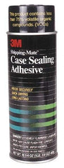 3M - 24 oz Aerosol Clear Spray Adhesive - High Tack, 160°F Heat Resistance, 100 Sq Ft Coverage, 15 min Max Bonding Time, Flammable, Series 94 - USA Tool & Supply