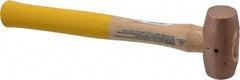 Cook Hammer - 1-1/2 Lb Head Nonsparking Mallet - 13" OAL, Wood Handle - USA Tool & Supply