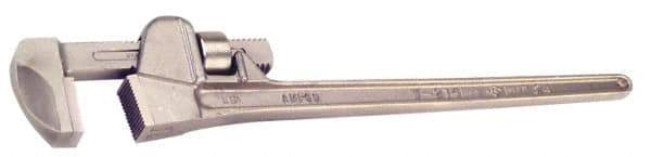 Ampco - 10" Bronze Straight Pipe Wrench - 1" Pipe Capacity - USA Tool & Supply