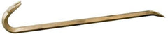 Ampco - 36" OAL Nonsparking Wrecking Bar - 1-11/16" Wide, Aluminum Bronze - USA Tool & Supply