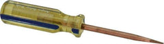 Ampco - Nonsparking Slotted Screwdriver - Round Shank, Acetate Handle - USA Tool & Supply