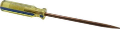 Ampco - Nonsparking Slotted Screwdriver - Round Shank, Acetate Handle - USA Tool & Supply