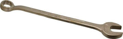 Ampco - 1-1/8" 12 Point Offset Combination Wrench - 15° Offset Angle, 17" OAL, Aluminum Bronze, Plain Finish - USA Tool & Supply