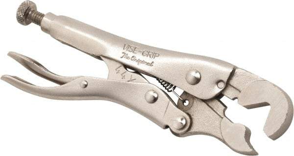 Irwin - 4" OAL Locking Jaw Locking Pliers - 1/4 to 9/16" Jaw Opening, Standard Handle - USA Tool & Supply