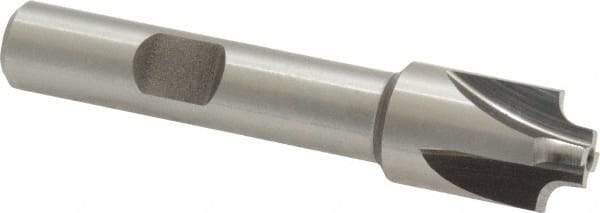 Keo - 3/32" Radius, 1/2" Mill Diam, 4 Flute High Speed Steel Corner Rounding End Mill - Single End, Uncoated, 1/4" Tip Diam, 2-1/2" OAL, 3/8" Shank Diam - USA Tool & Supply