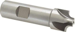 Keo - 3/16" Radius, 7/8" Mill Diam, 4 Flute High Speed Steel Corner Rounding End Mill - Single End, Uncoated, 3/8" Tip Diam, 3-1/8" OAL, 3/4" Shank Diam - USA Tool & Supply