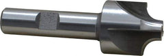 Keo - 1/4" Radius, 1" Mill Diam, 4 Flute High Speed Steel Corner Rounding End Mill - Single End, Uncoated, 3/8" Tip Diam, 3" OAL, 1/2" Shank Diam - USA Tool & Supply