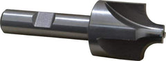 Keo - 5/16" Radius, 1-1/8" Mill Diam, 4 Flute High Speed Steel Corner Rounding End Mill - Single End, Uncoated, 3/8" Tip Diam, 3-1/4" OAL, 1/2" Shank Diam - USA Tool & Supply