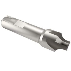 Keo - 3/8" Radius, 1-1/4" Mill Diam, 4 Flute High Speed Steel Corner Rounding End Mill - Single End, Uncoated, 3/8" Tip Diam, 3-3/4" OAL, 7/8" Shank Diam - USA Tool & Supply