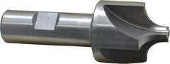 Keo - 7/16" Radius, 1-3/8" Mill Diam, 4 Flute High Speed Steel Corner Rounding End Mill - Single End, Uncoated, 3/8" Tip Diam, 3-3/4" OAL, 3/4" Shank Diam - USA Tool & Supply