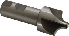 Keo - 1/2" Radius, 1-1/2" Mill Diam, 4 Flute High Speed Steel Corner Rounding End Mill - Single End, Uncoated, 3/8" Tip Diam, 4-1/8" OAL, 1" Shank Diam - USA Tool & Supply