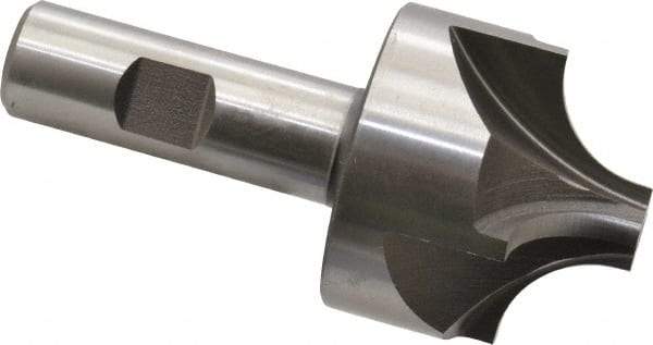 Keo - 5/8" Radius, 1-15/16" Mill Diam, 4 Flute High Speed Steel Corner Rounding End Mill - Single End, Uncoated, 9/16" Tip Diam, 4" OAL, 3/4" Shank Diam - USA Tool & Supply
