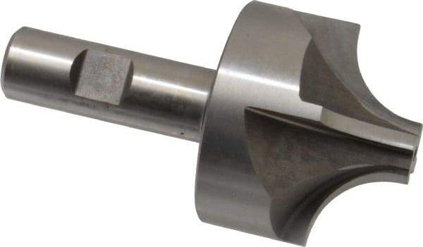 Keo - 3/4" Radius, 2-1/4" Mill Diam, 4 Flute High Speed Steel Corner Rounding End Mill - Single End, Uncoated, 5/8" Tip Diam, 4-1/8" OAL, 3/4" Shank Diam - USA Tool & Supply