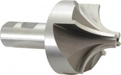 Keo - 1" Radius, 2-3/4" Mill Diam, 4 Flute High Speed Steel Corner Rounding End Mill - Single End, Uncoated, 5/8" Tip Diam, 4-3/4" OAL, 1" Shank Diam - USA Tool & Supply