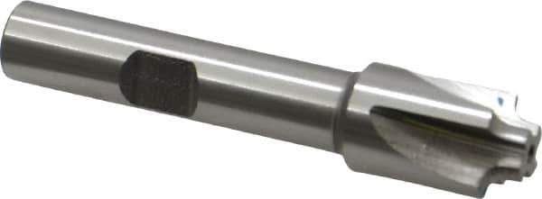 Keo - 2mm Radius, 1/2" Mill Diam, 4 Flute High Speed Steel Corner Rounding End Mill - Single End, Uncoated, 2-1/2" OAL, 3/8" Shank Diam - USA Tool & Supply