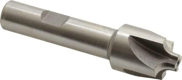 Keo - 4mm Radius, 3/4" Mill Diam, 4 Flute High Speed Steel Corner Rounding End Mill - Single End, Uncoated, 3" OAL, 1/2" Shank Diam - USA Tool & Supply