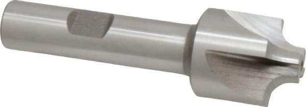 Keo - 5mm Radius, 7/8" Mill Diam, 4 Flute High Speed Steel Corner Rounding End Mill - Single End, Uncoated, 3" OAL, 1/2" Shank Diam - USA Tool & Supply