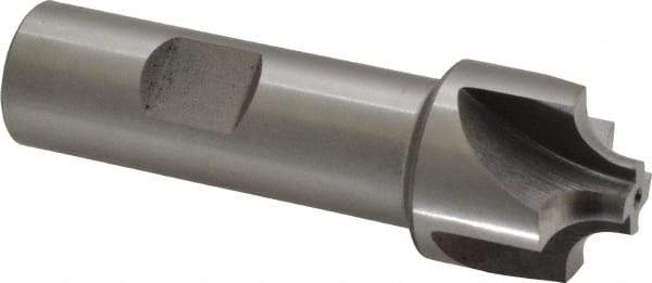Keo - 6mm Radius, 1" Mill Diam, 4 Flute High Speed Steel Corner Rounding End Mill - Single End, Uncoated, 3-1/4" OAL, 3/4" Shank Diam - USA Tool & Supply