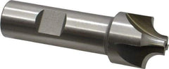 Keo - 7mm Radius, 1" Mill Diam, 4 Flute High Speed Steel Corner Rounding End Mill - Single End, Uncoated, 3-1/4" OAL, 3/4" Shank Diam - USA Tool & Supply