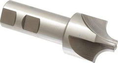 Keo - 12mm Radius, 1-1/2" Mill Diam, 4 Flute High Speed Steel Corner Rounding End Mill - Single End, Uncoated, 4-1/8" OAL, 1" Shank Diam - USA Tool & Supply